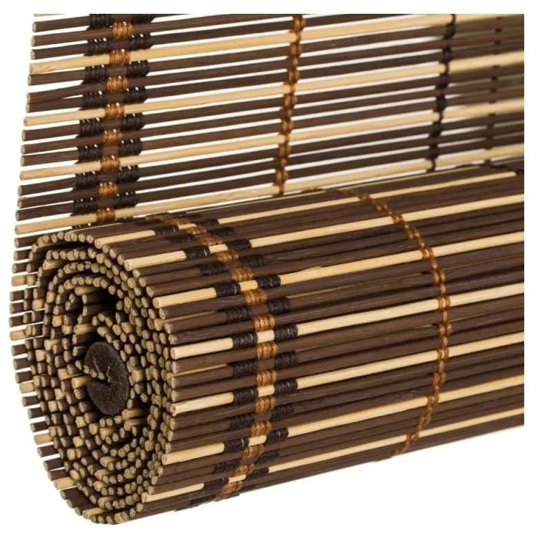 Sötétbarna bambusz roló 120x180 cm Natural Life – Casa Selección