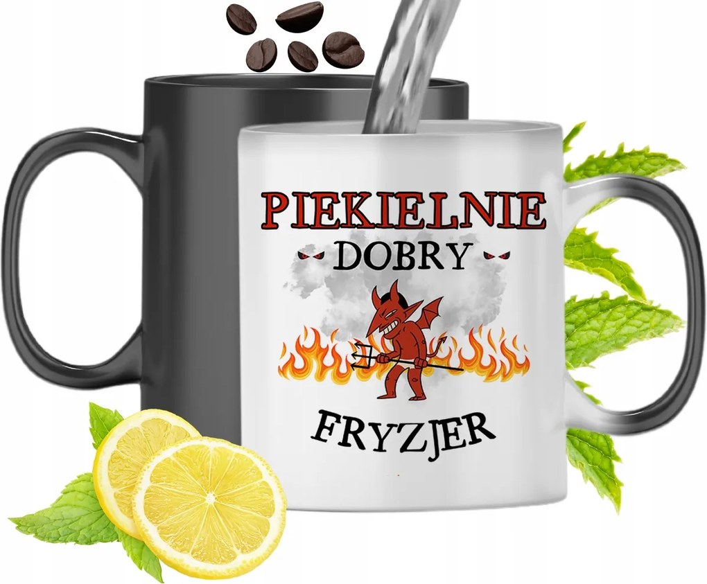 Fodrászoknak Varázsbögre Ideális Ajándék Fotó Nyomtatással