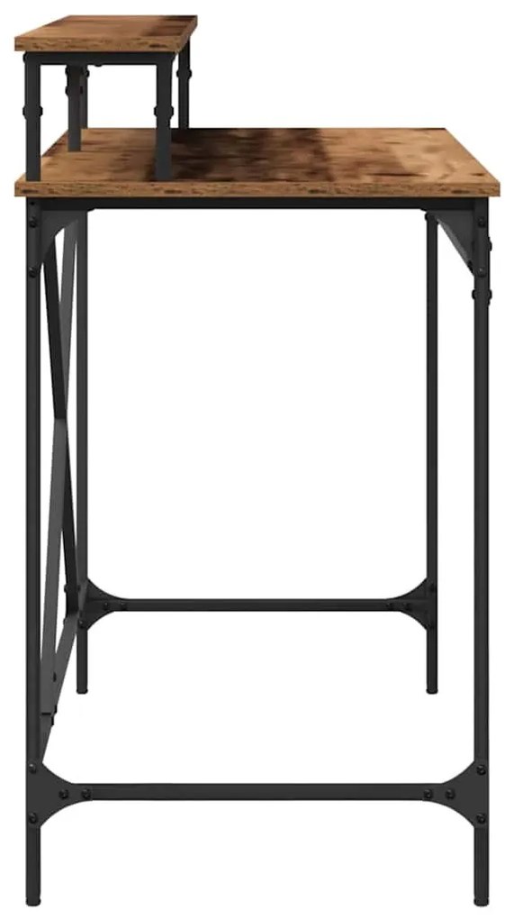 vidaXL Asztal Öreg fa 100 x 50 x 90 cm Faanyag