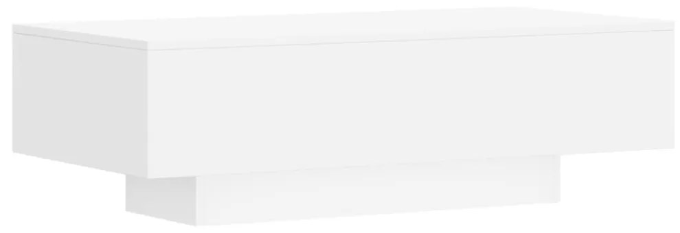 fehér szerelt fa dohányzóasztal 100x49,5x31 cm
