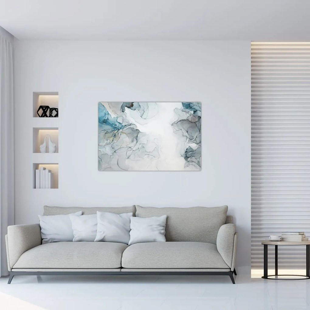 Kép - Kék márvány (90x60 cm)