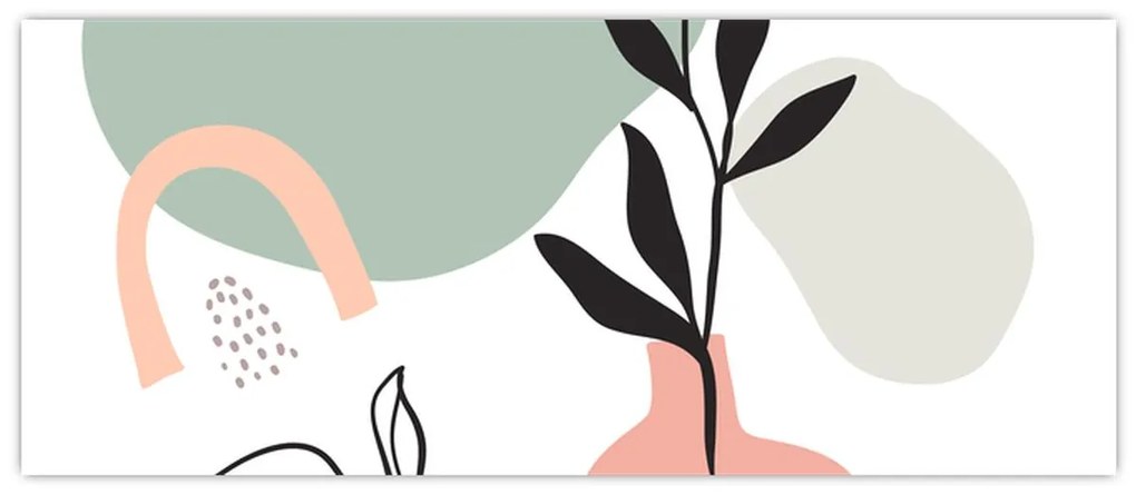 Kép - Virágok vázában N⁰3 (120x50 cm)