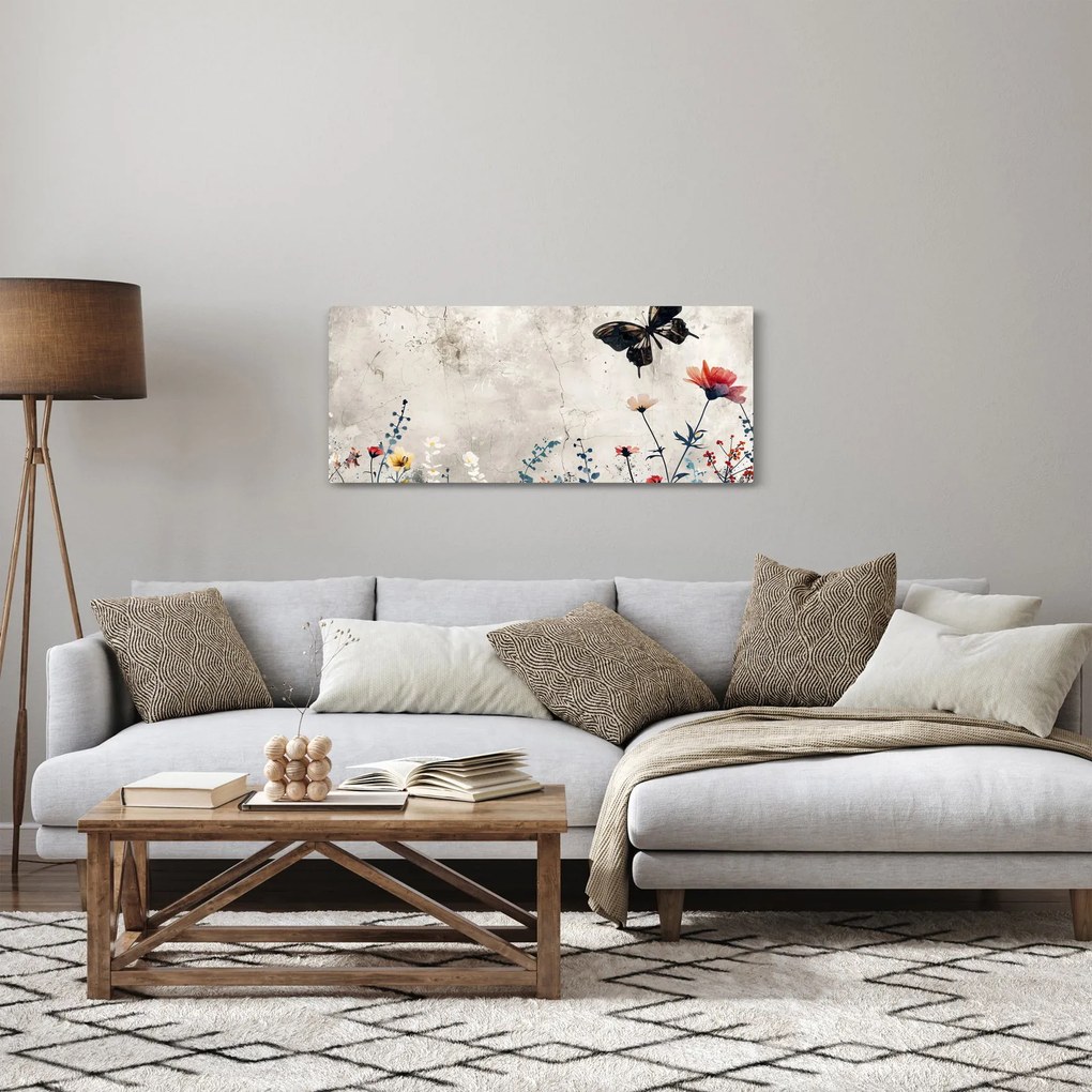 Kép - Meadow betonban (120x50 cm)