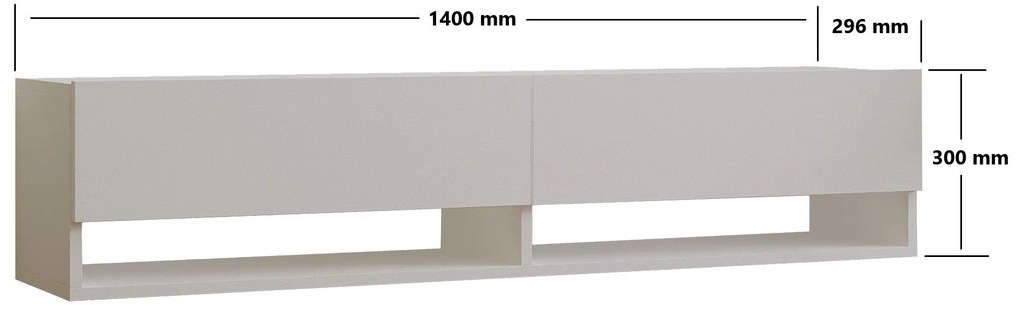 TV szekrény Arges - White