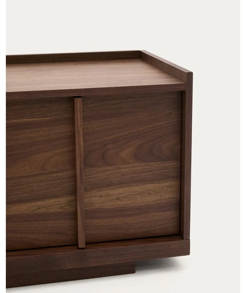 Barna TV-állvány diófa dekorral 200x47x40 cm Onix – Kave Home