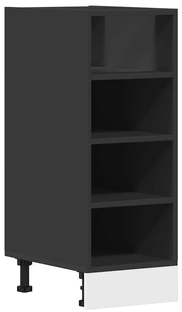 “Riga” fekete forgácslap alsószekrény 30x44,5x81,5 cm