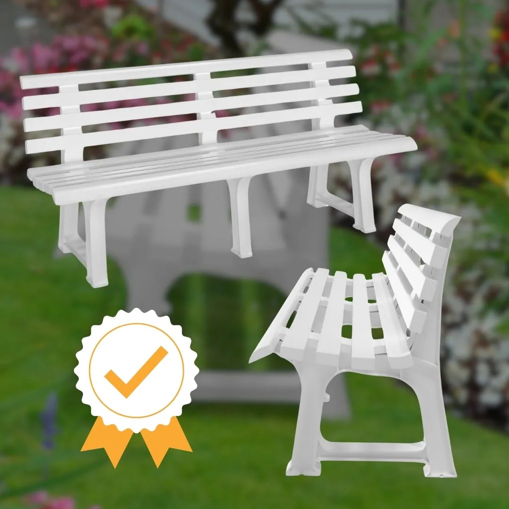 ORCHIDEA kerti pad, 145x49x74cm, fehér I.P.A.E-Progarden