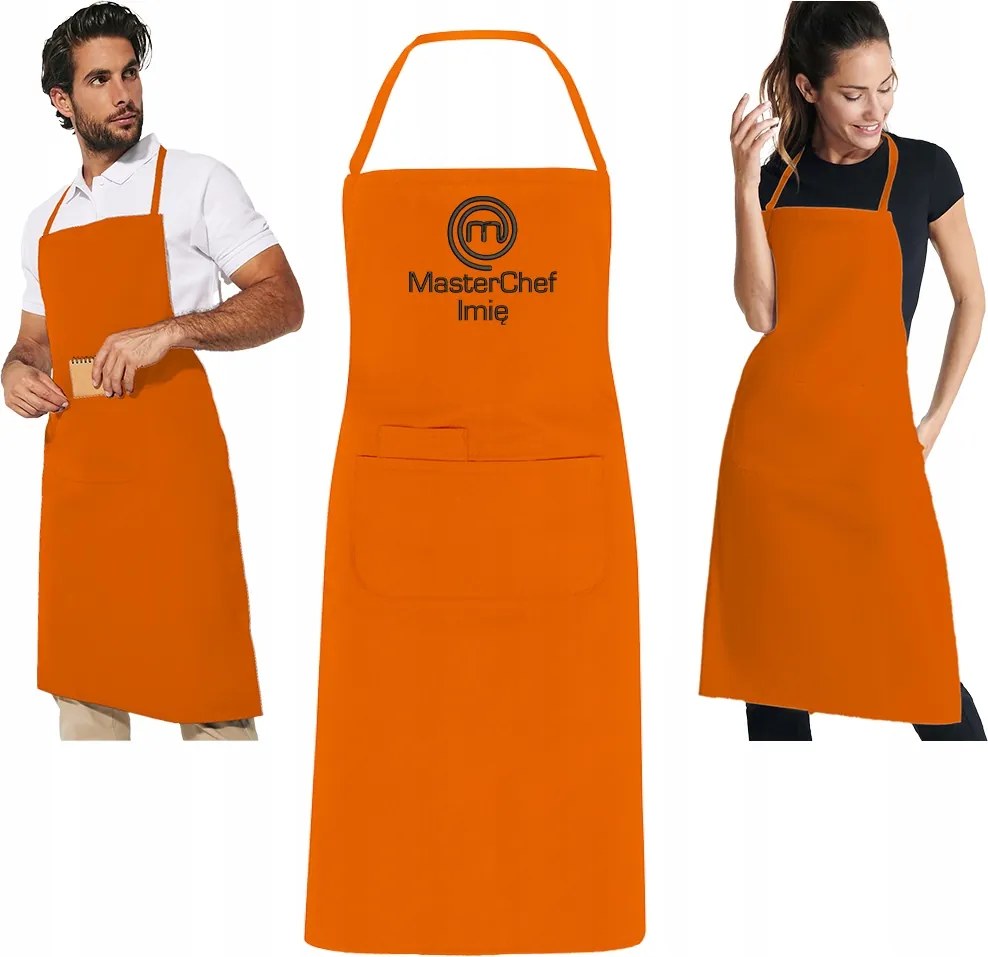 MasterChef kötény konyhai kötény hímzéssel Master chef saját név hímzés