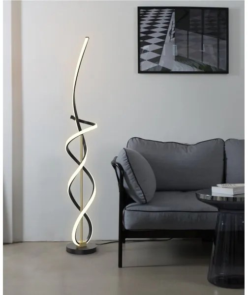 Wofi 3134-104 - LED Dimmelhető állólámpa INDIGO LED/31W/230V fekete/arany