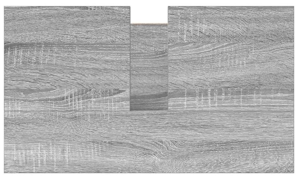 szürke sonoma színű éjjeliszekrény fiókkal 60x34,5x60 cm
