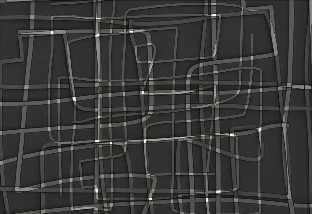 Fotótapéta Flizelin Dekoratív Hálószoba Absztrakt vonalak 152x104