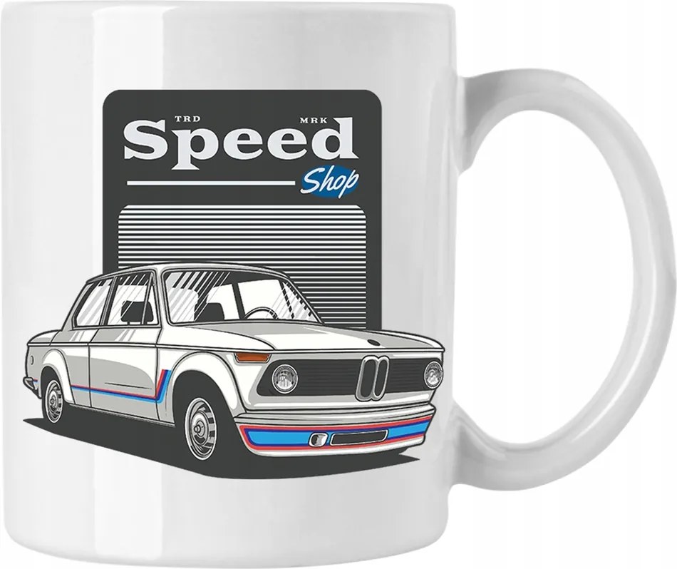 Bmw Klasszikus Bögre Autóval Fehér 330ml