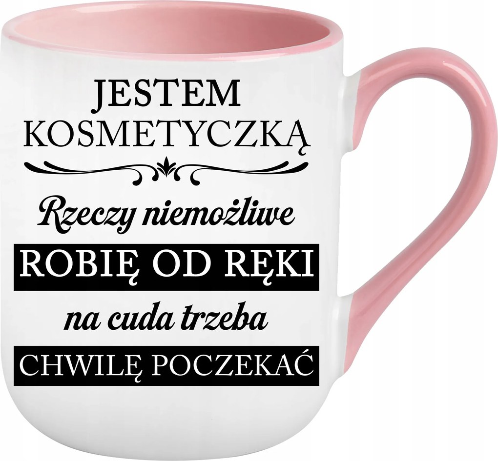 Bögre Elegáns Ajándék Kozmetikusnak A Lehetetlent Azonnal Megteszem