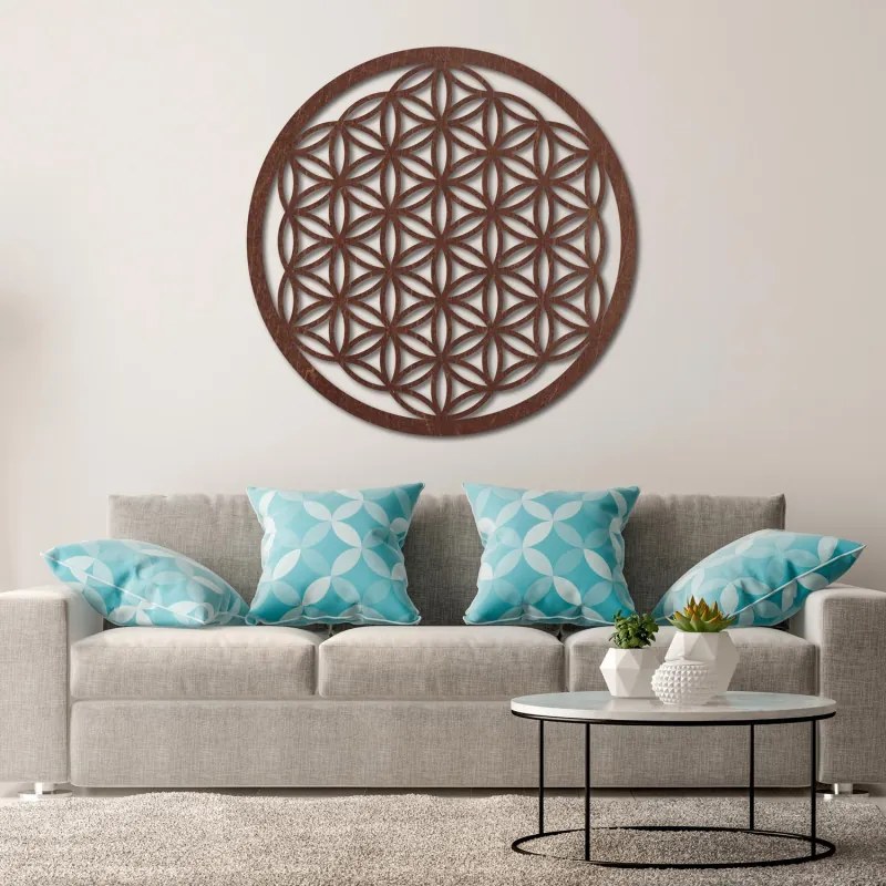 Fa faldekoráció Életvirág szakrális geometria mandala | FOGO