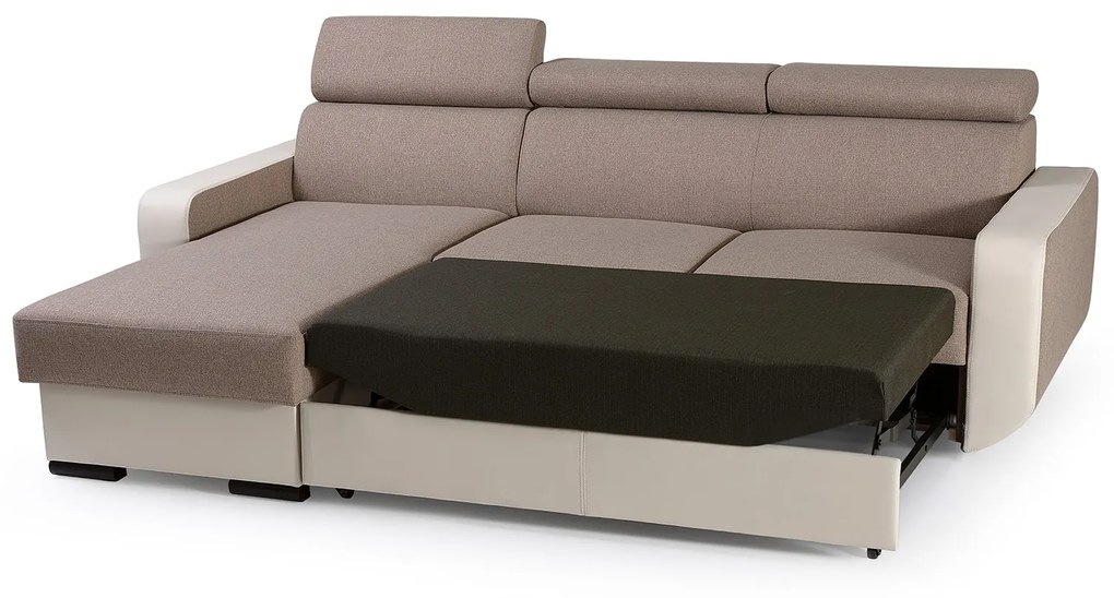 Sarokkanapé Istar (barna + bézs) (B). 630072