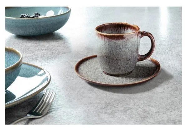 Like Lave szürke-barna agyagkerámia csészealj, 15,5 x 15 cm - Villeroy & Boch