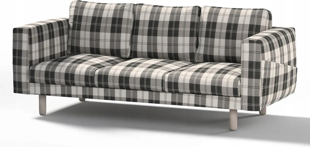 Dekoria Norsborg 3 személyes kanapé huzat Ikea szürke