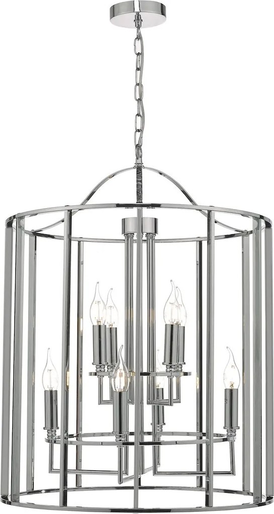 Dar lighting klasszikus vintage függeszték myka csiszolt króm darmyk0850