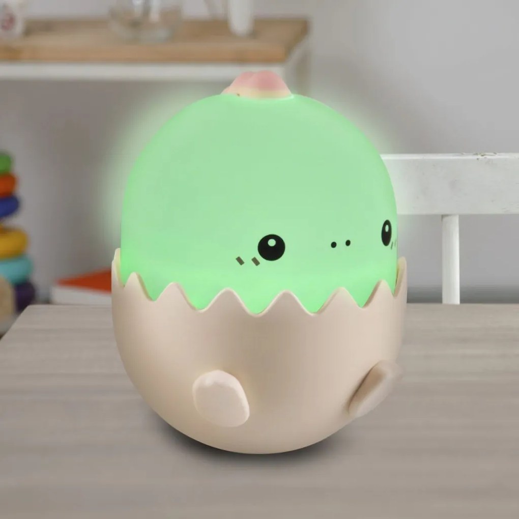 Polux DINO 326973 Asztali lámpa 1x0,75W/LED RGB IP20