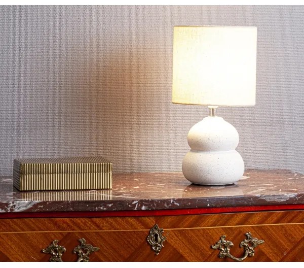 Cottex 8000120-5000 - LUCIE asztali lámpa 1xE14/8W/230V krémszínű