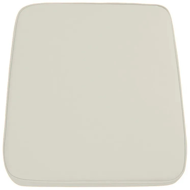 Kültéri széktámla párna VIREON 44x45 cm, elefántcsont színű