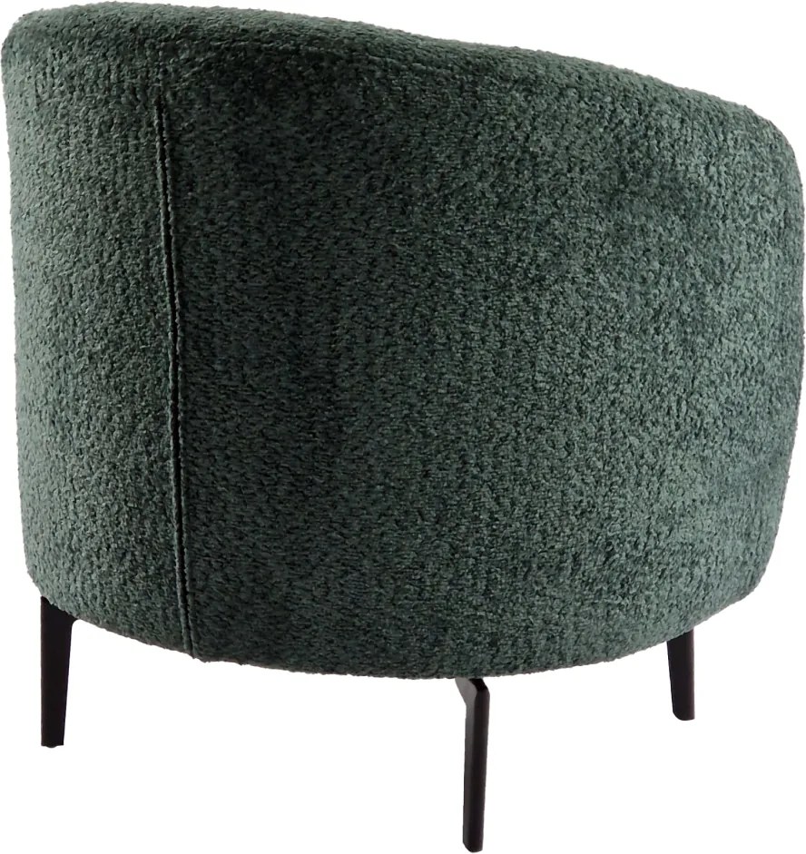 Fotel, zöld/fekete, PRESO