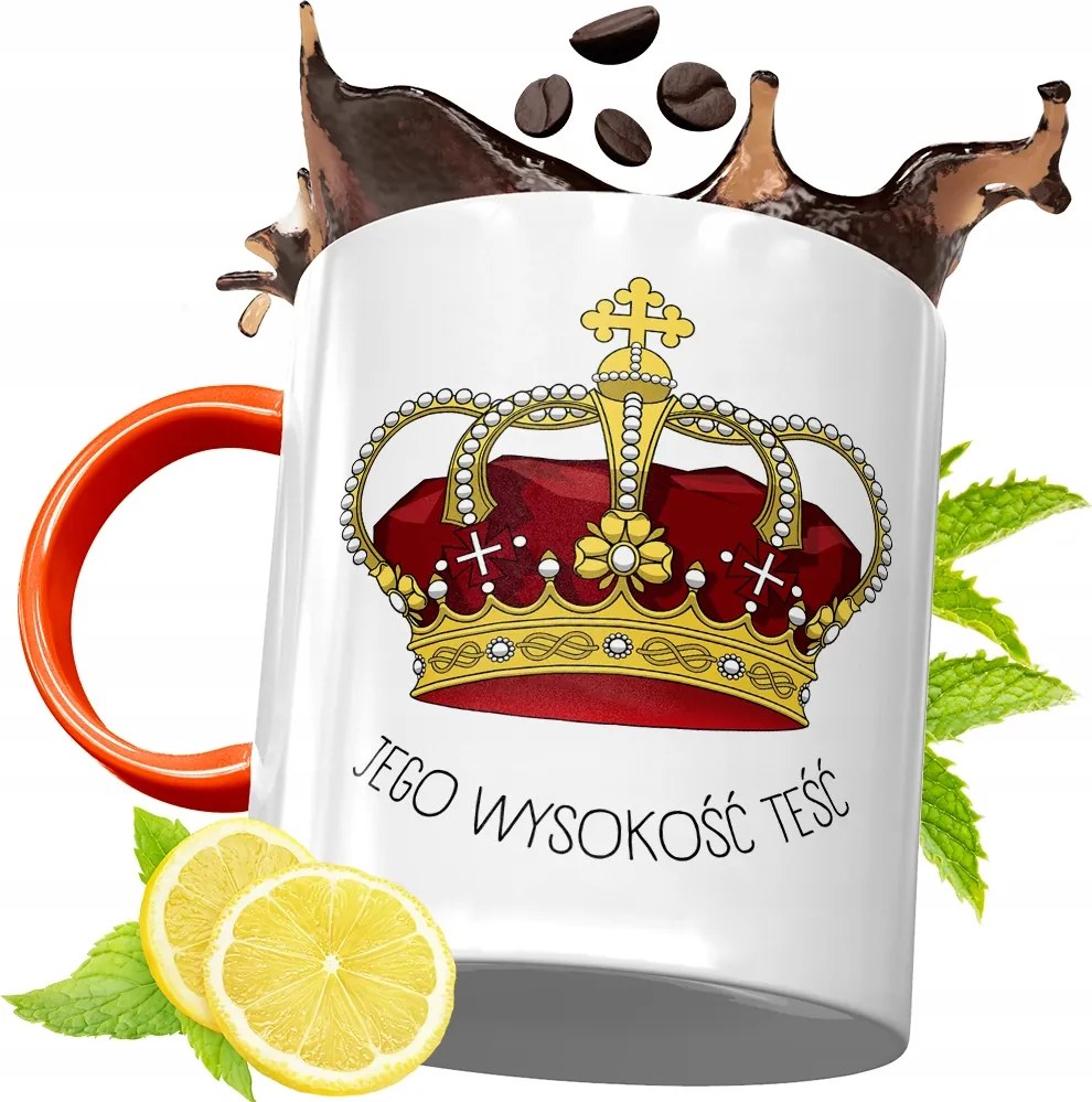 Narancssárga Bögre Az Apósnak Tökéletes Ajándék fényképes nyomtatással