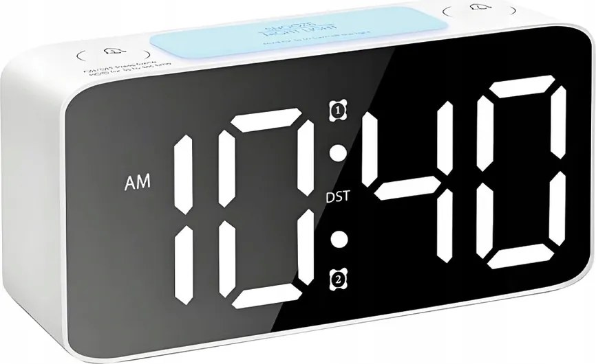 Ébresztőóra Jvd SB2020.4 Fehér Ébresztő Szundi Háttérvilágítás