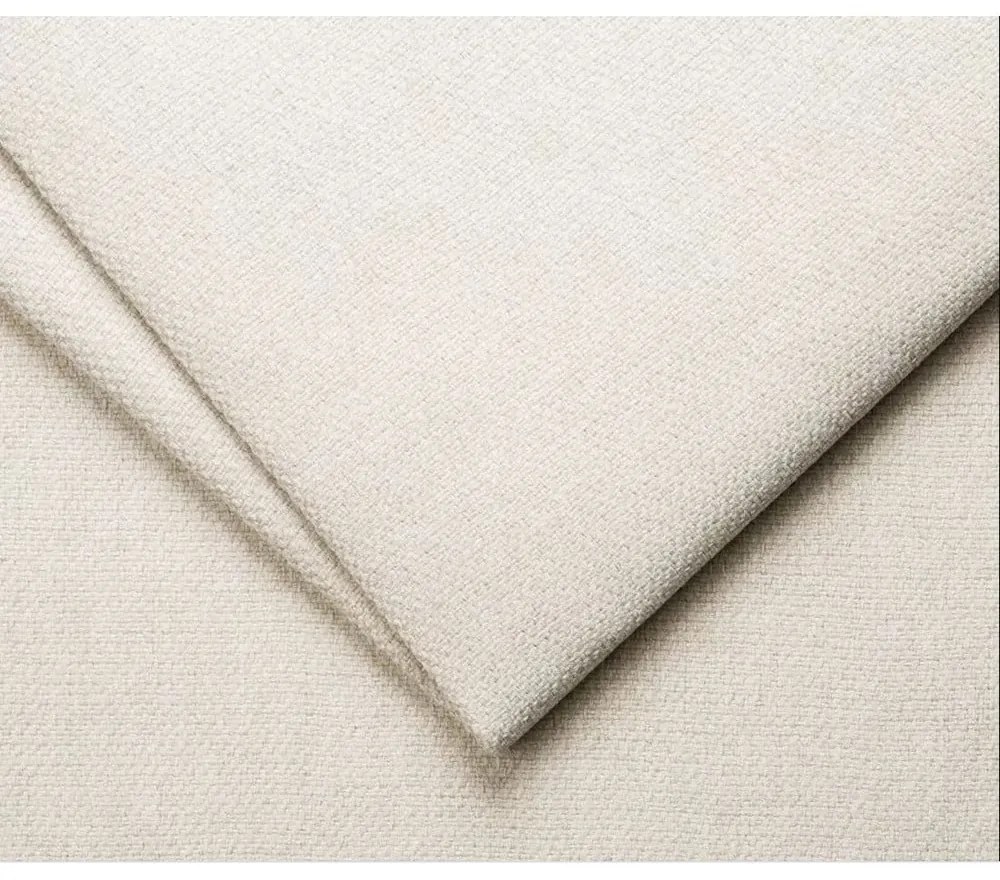 Krémszínű kárpitozott ágyneműtartós franciaágy ágyráccsal 160x200 cm Mattis – Meise Möbel