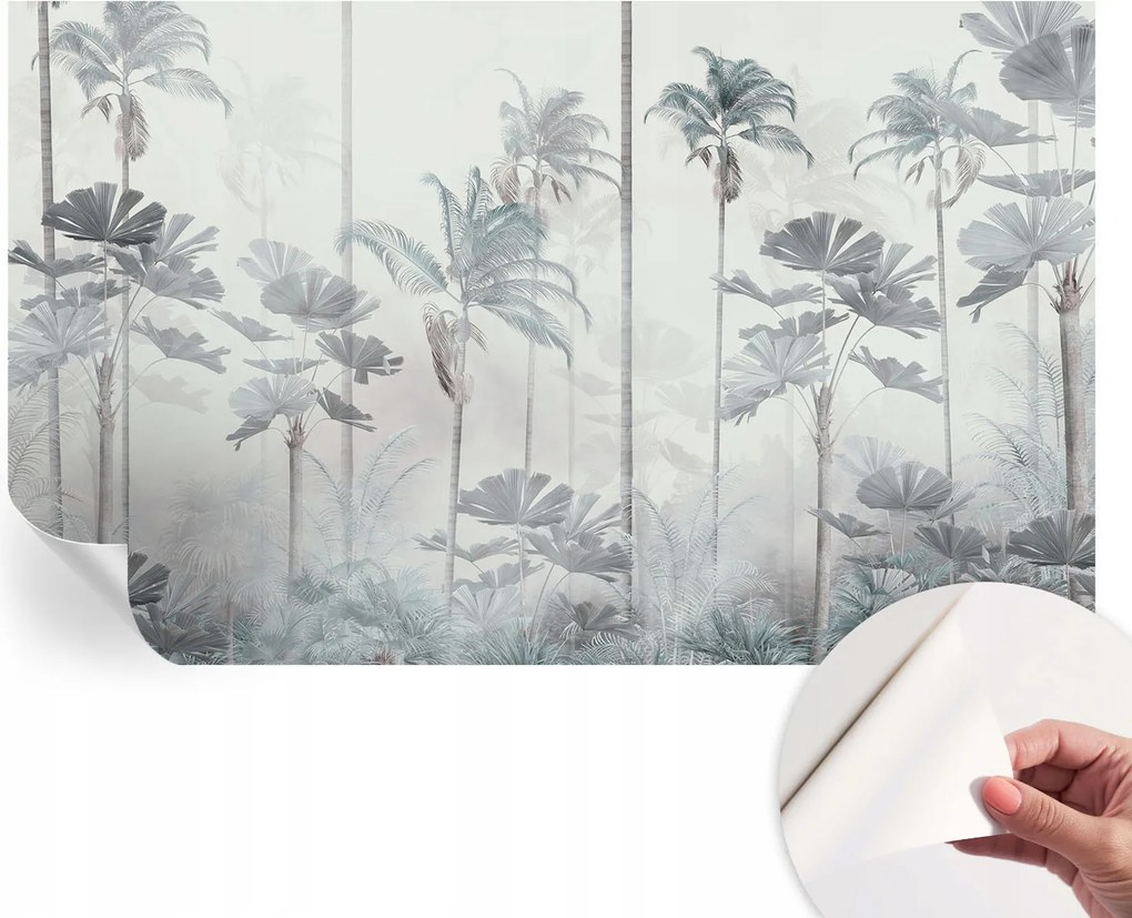 Dekoratív öntapadós fotótapéta az irodába Trópusi táj 416x254