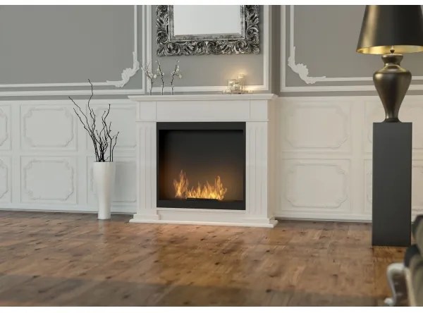 InFire - BIO Kandalló 115x100 cm 3kW fehér