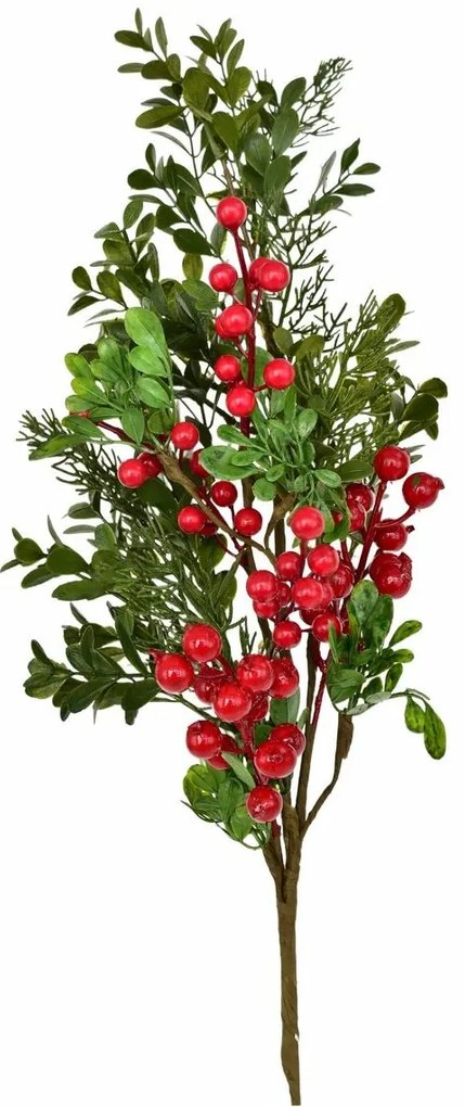 Karácsonyi díszes ág Navara, 70 cm