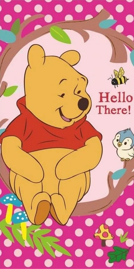 Disney Micimackó törölköző fürdőlepedő hello