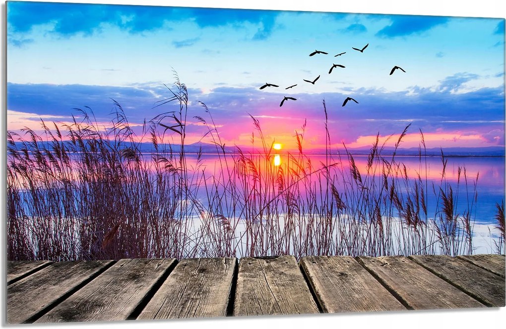 Üveg védőlap tűzhelyhez 80x52 Kilátás a konyhába