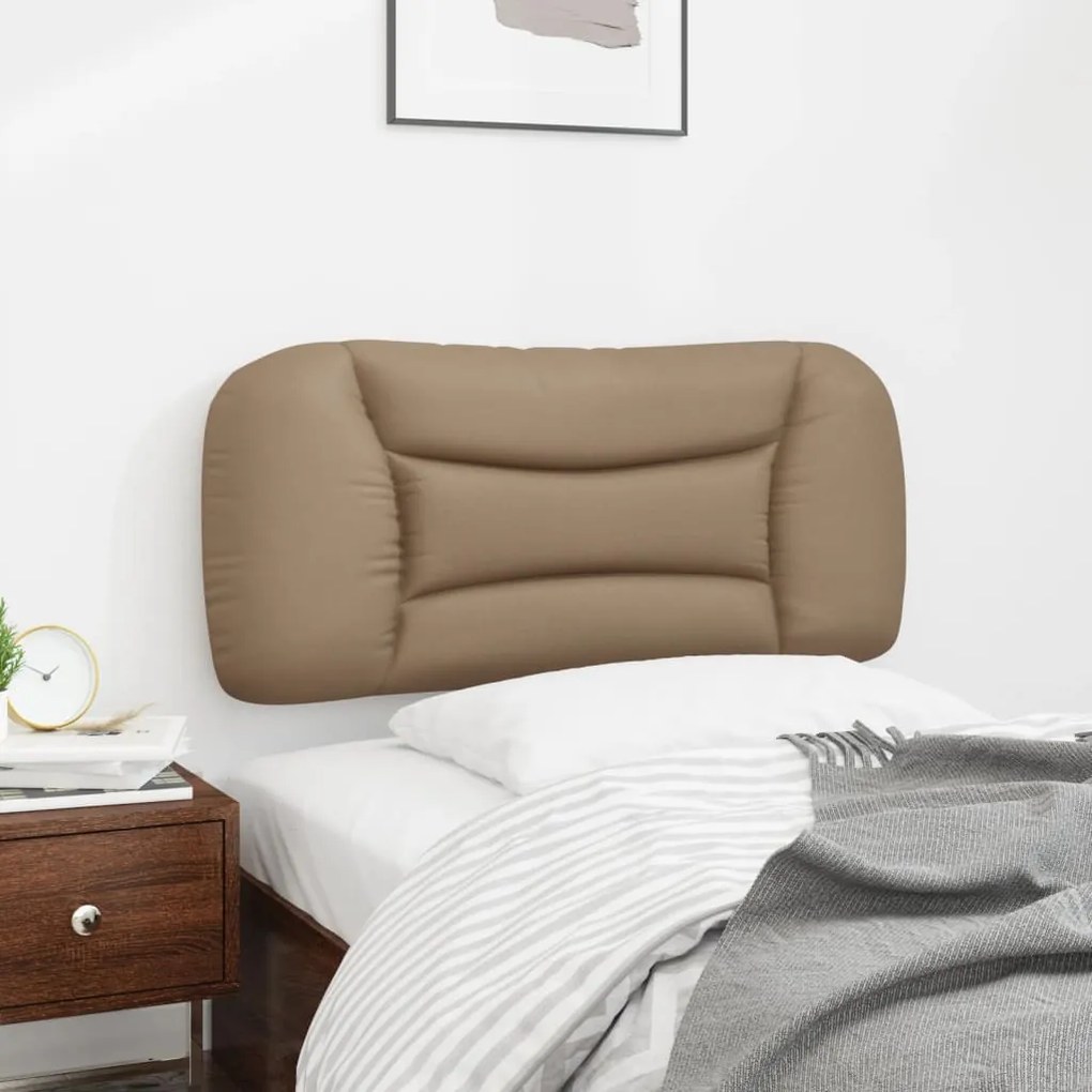 cappuccino színű műbőr fejtámla párna Hvar 80 cm