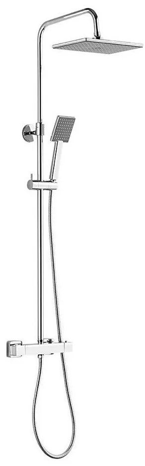 Aqualine - Zuhany készlet termosztatikus csappal TALIA fényezett króm