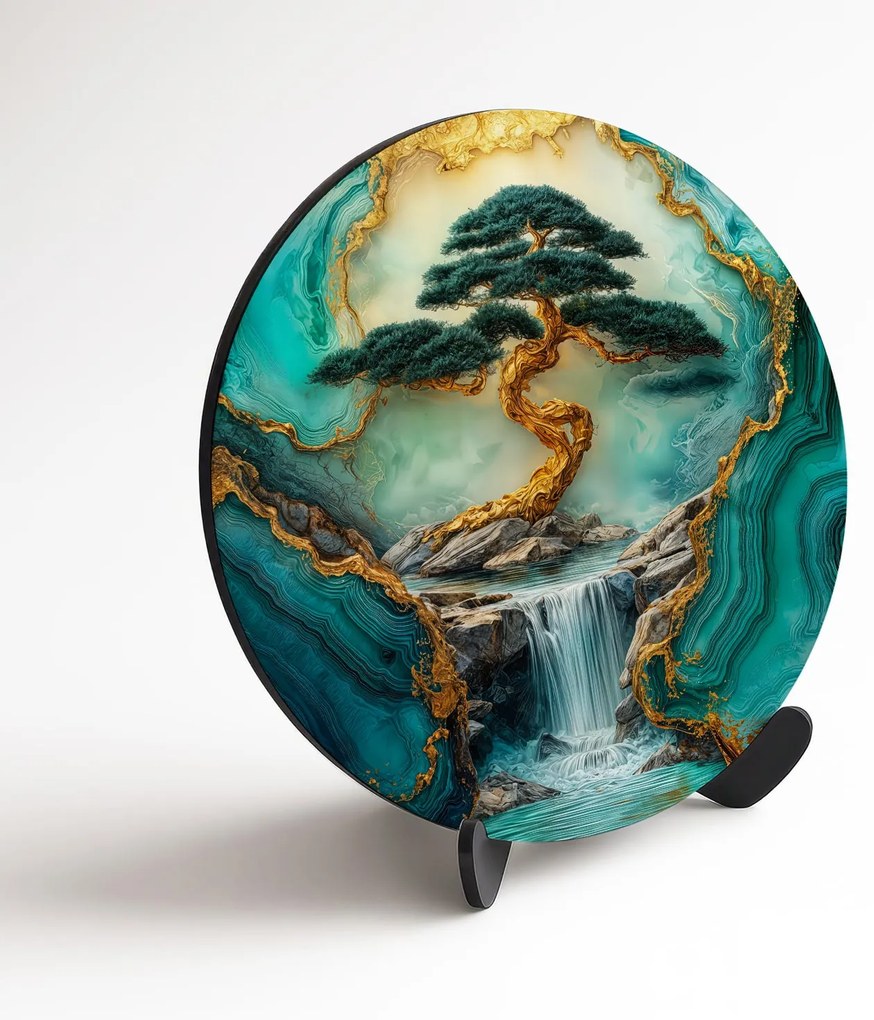 DUBLEZ | Márvány életfa - Vízesés