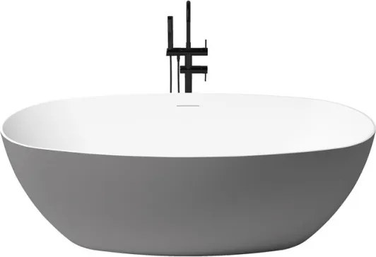 Como szabadonálló kád_80x170_Plata Metallic/Blanco Mate