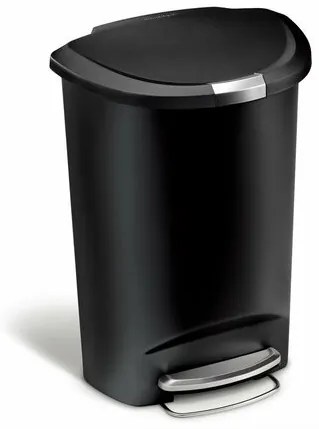 Simplehuman Pedálos szemetes 50 l, fekete