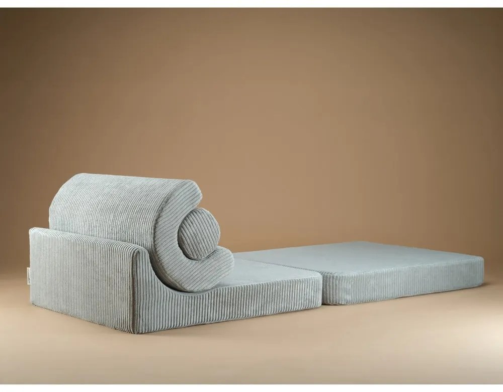 Mentazöld kordbársony gyerek fotel Flipster – Wigiwama