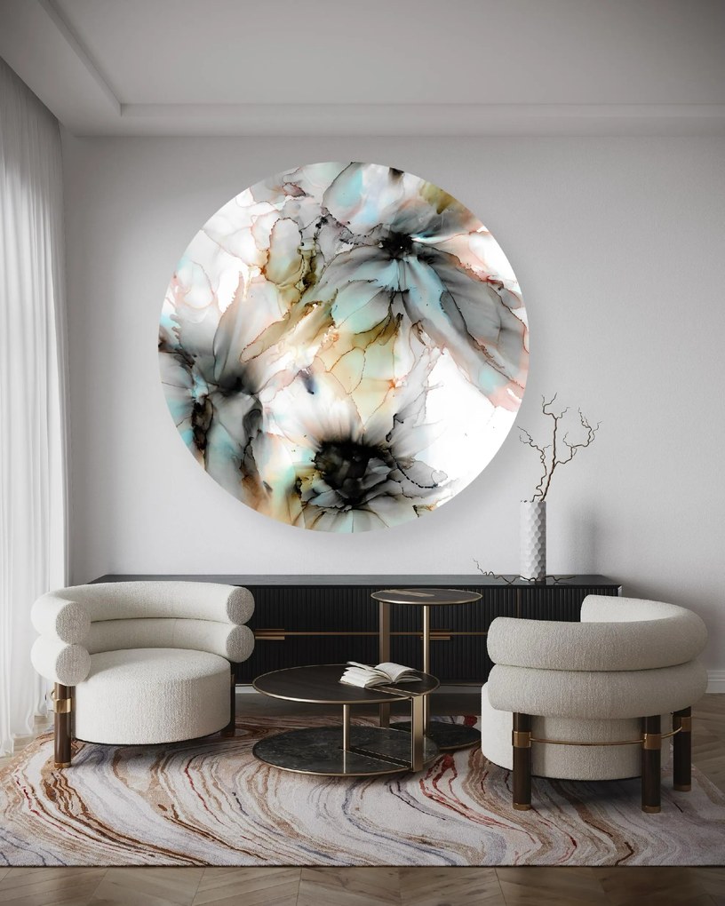 Gario Kerek vászonkép Bézs kõ absztrakció Méret: 80 x 80 cm