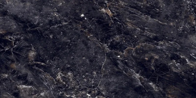 Mexen Rokocha Fekete mázas gres rekt. G1, padló- és falcsempe 120 x 60 cm, magasfényű - TL205-120-060-01