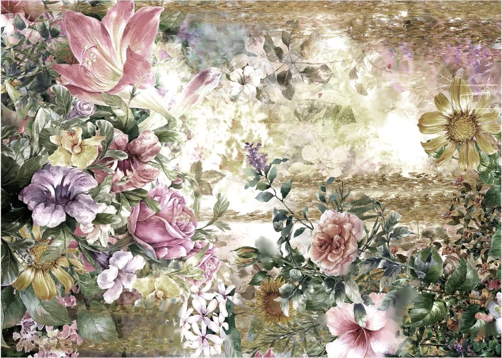 Kép - Design virágok (70x50 cm)