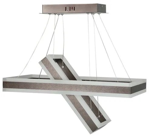 LED dimmelhető csillár zsinóron LED/113W/230V 3000K barna