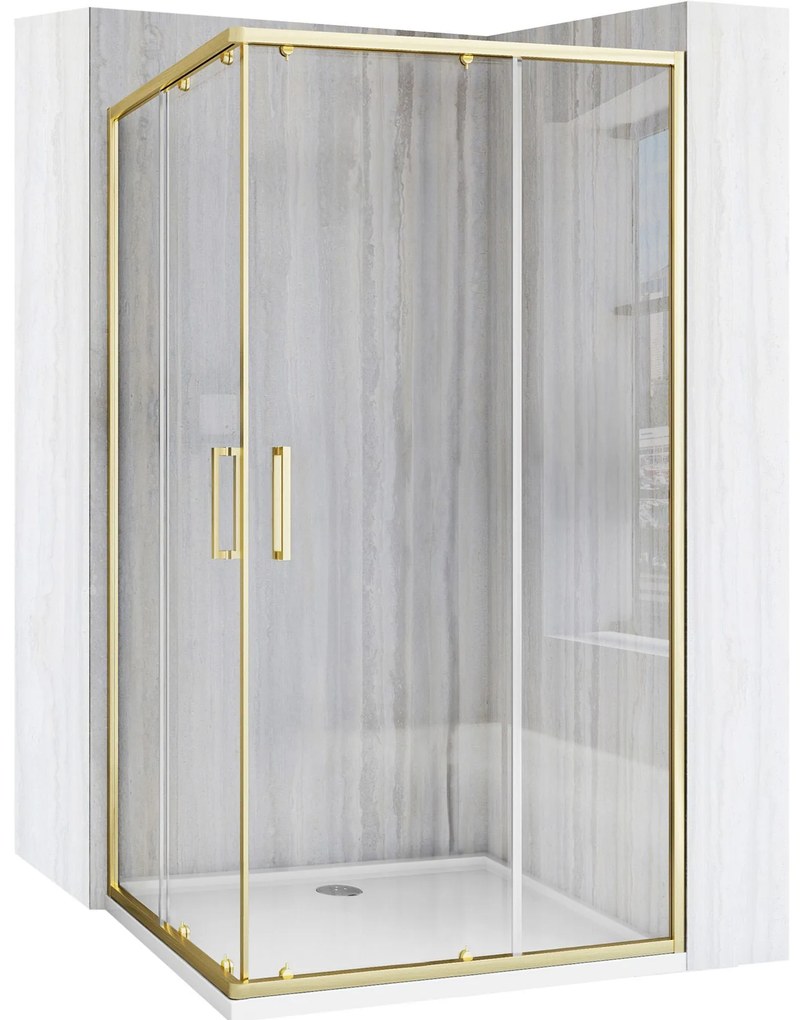 Zuhanykabin Rea City 80x100 Brush Gold