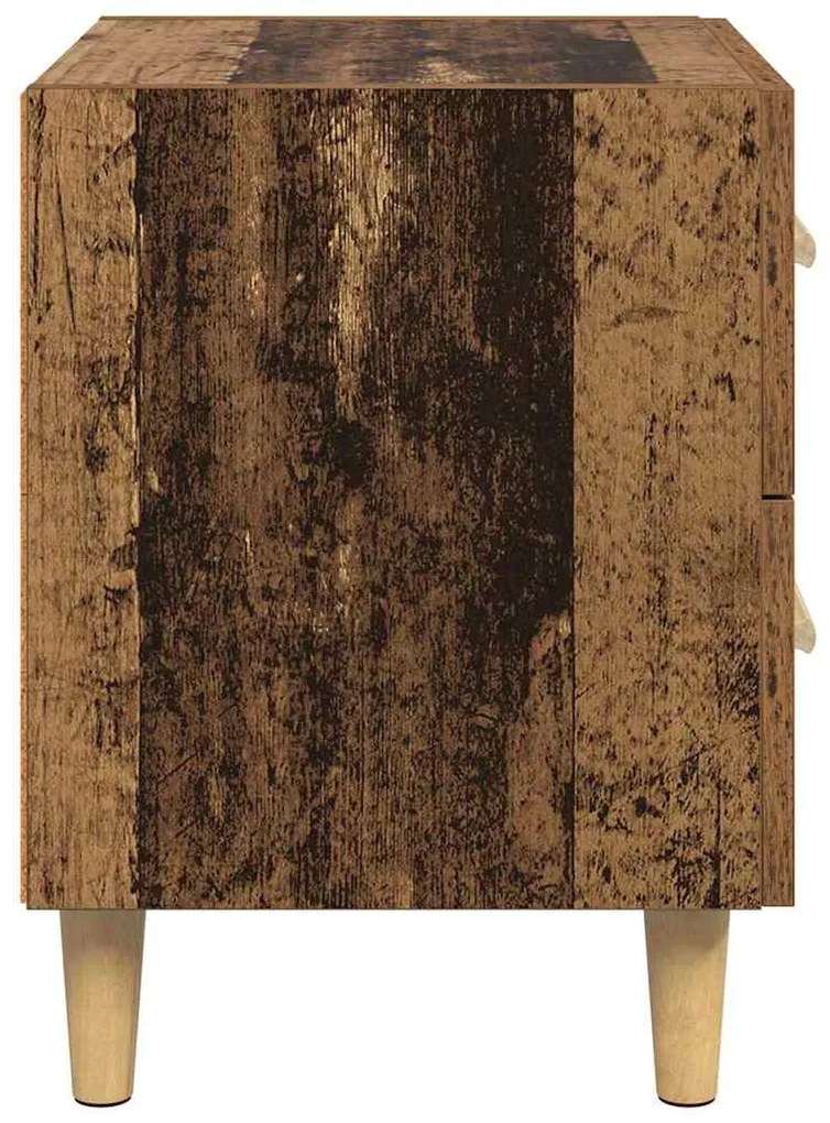 Ágyat tartó szekrény fiókkal Régi fa 40 x 35 x 47.5 cm Faanyag