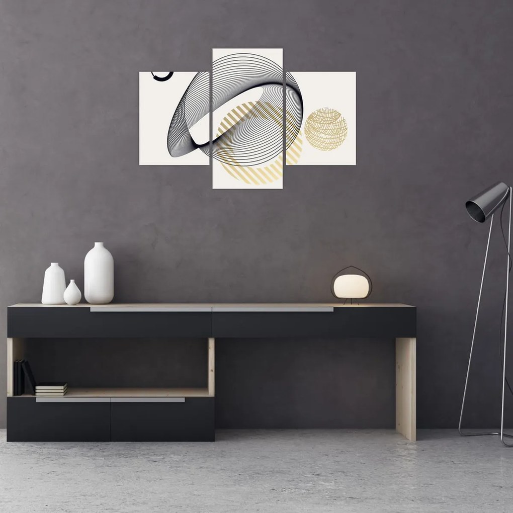 Kép - Geometriai formák N⁰3 (90x60 cm)