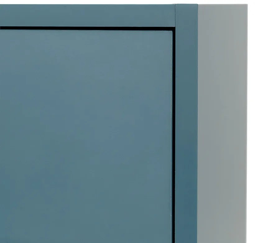 Boxie 2 fiókos fali szekrény 40x40x37 cm petrol kék