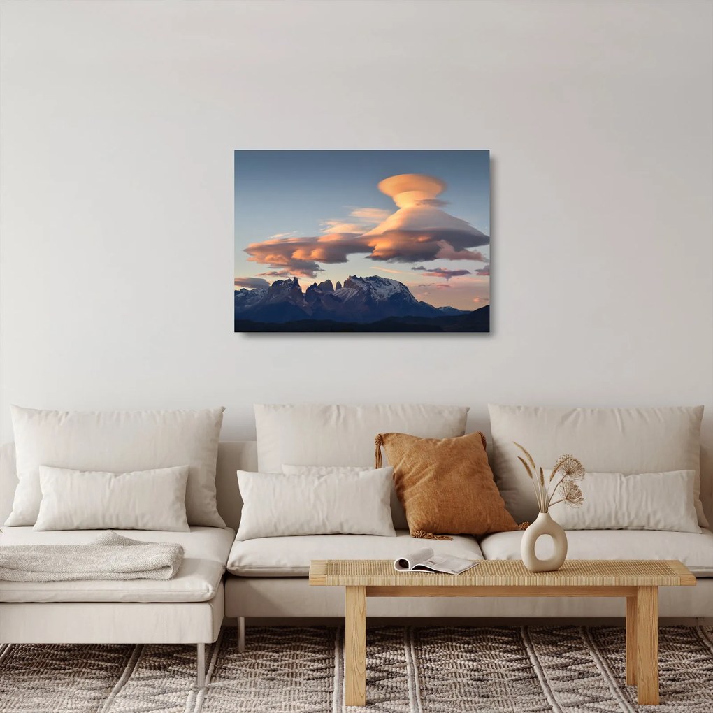 Kép - Varázslatos ég (üvegen) (70x50 cm)