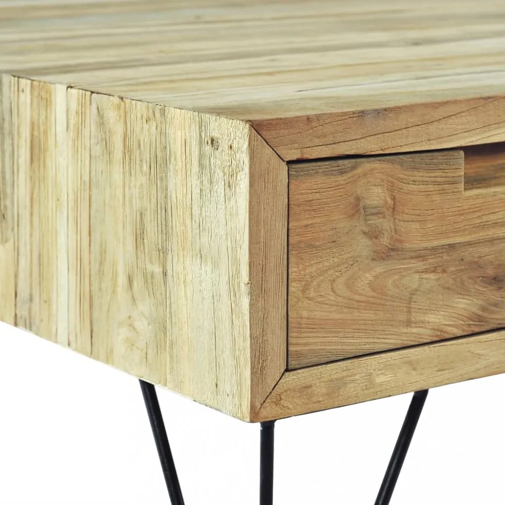 tömör tíkfa TV-szekrény 120 x 35 x 35 cm